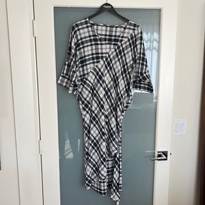 Rachel Comey Gingham Asymmetrical Dress